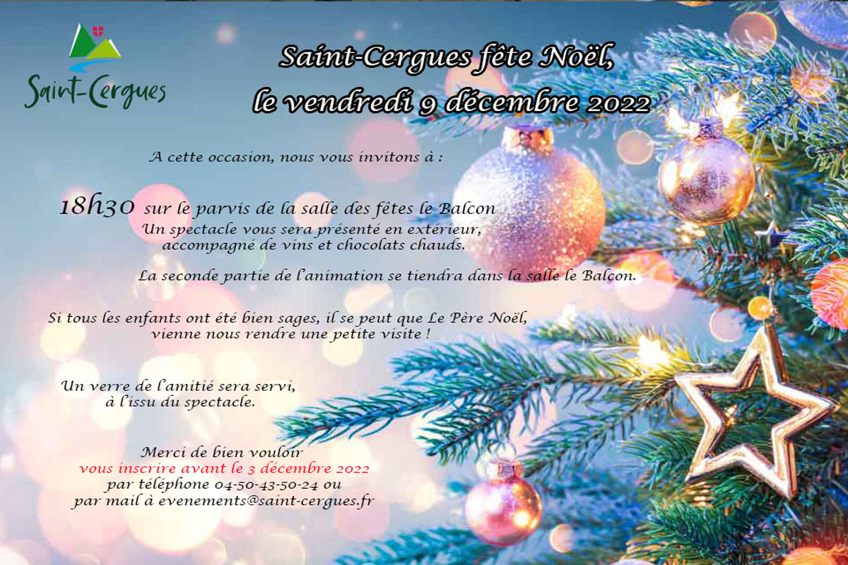 Saint-Cergues fête Noël ! 🎅🎄