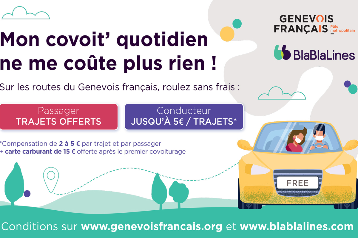 Le covoiturage domicile-travail gratuit sur BlaBlaLines