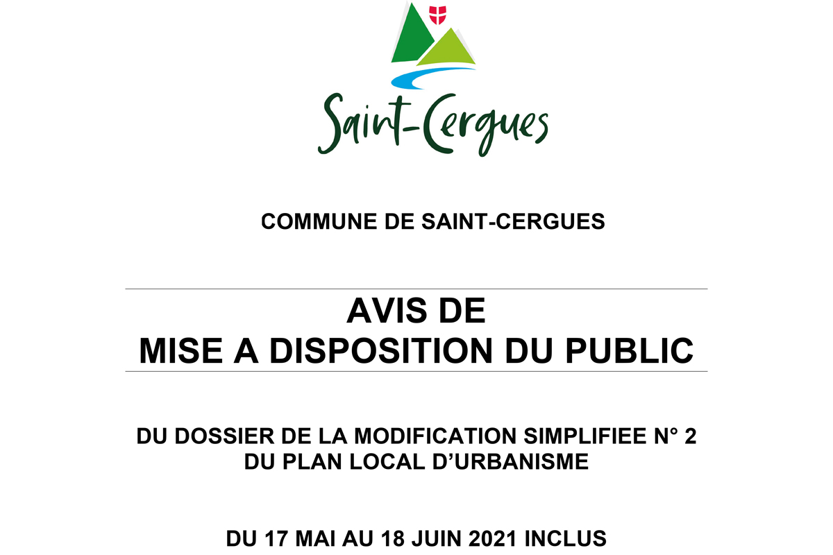 Projet de modification simplifiée n°&nbsp;2 